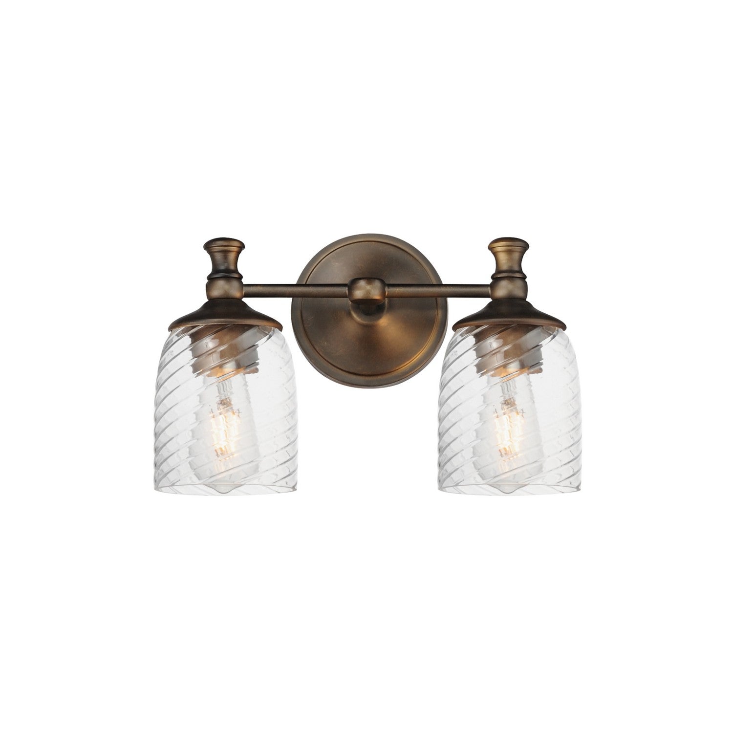 Maxim - 21352CRANB - Two Light Wall Sconce - Swirl - Antique Bronze