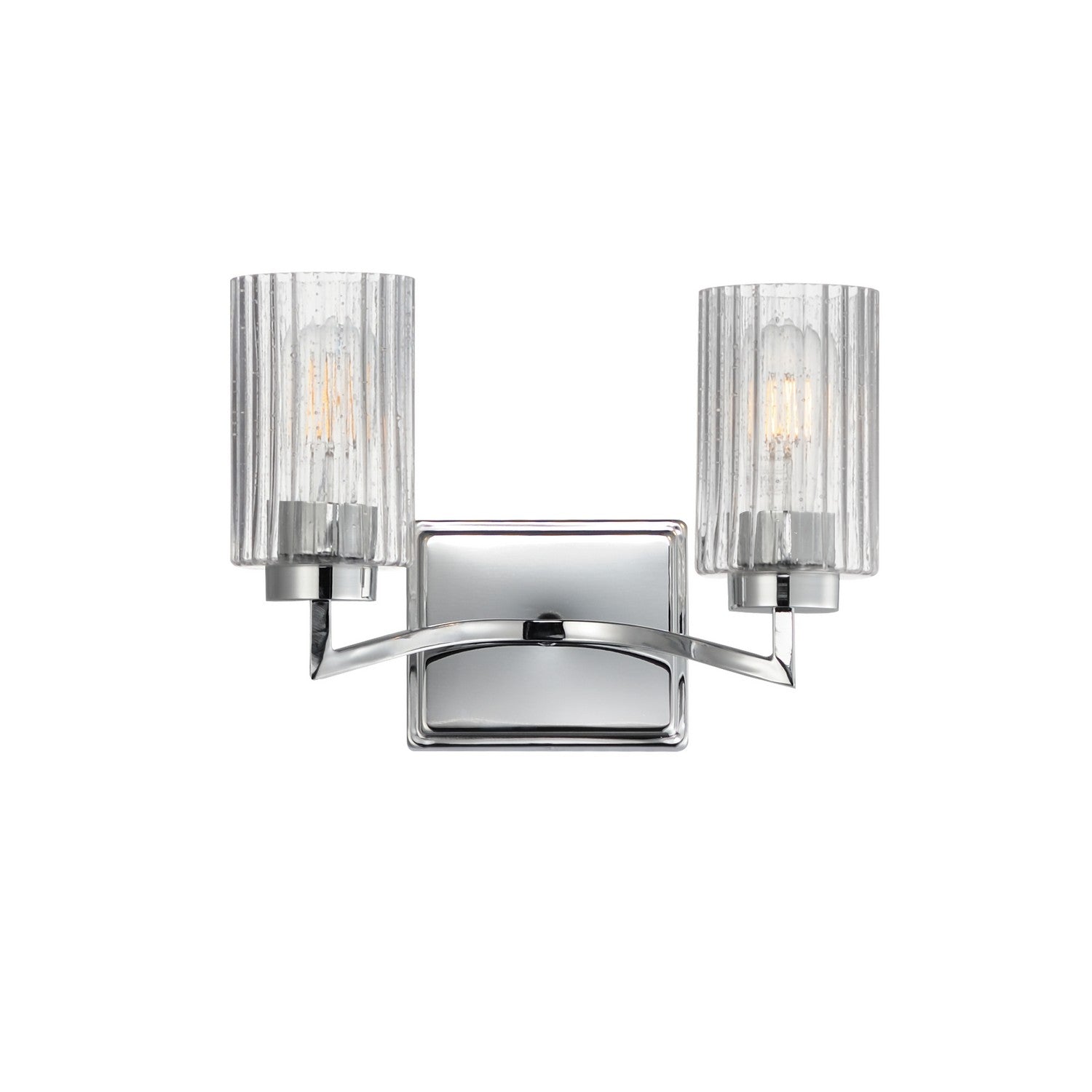 Maxim - 21372CRPN - Two Light Wall Sconce - Rigata - Polished Nickel