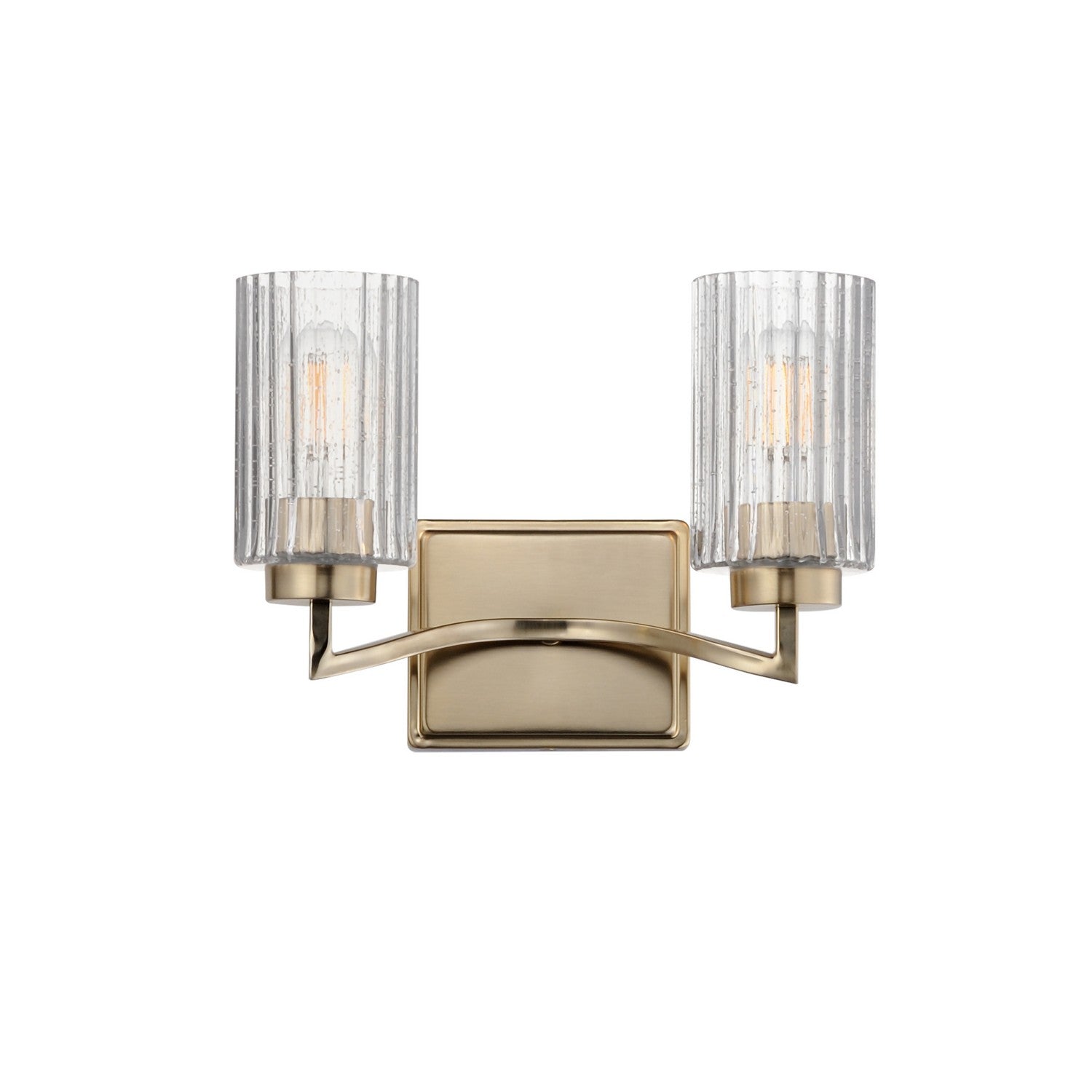 Maxim - 21372CRSCH - Two Light Wall Sconce - Rigata - Satin Champagne