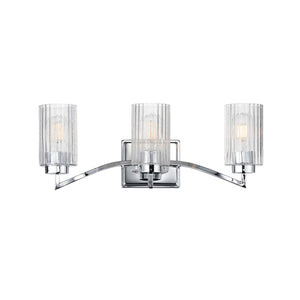 Maxim - 21373CRPN - Three Light Bath Vanity - Rigata - Polished Nickel