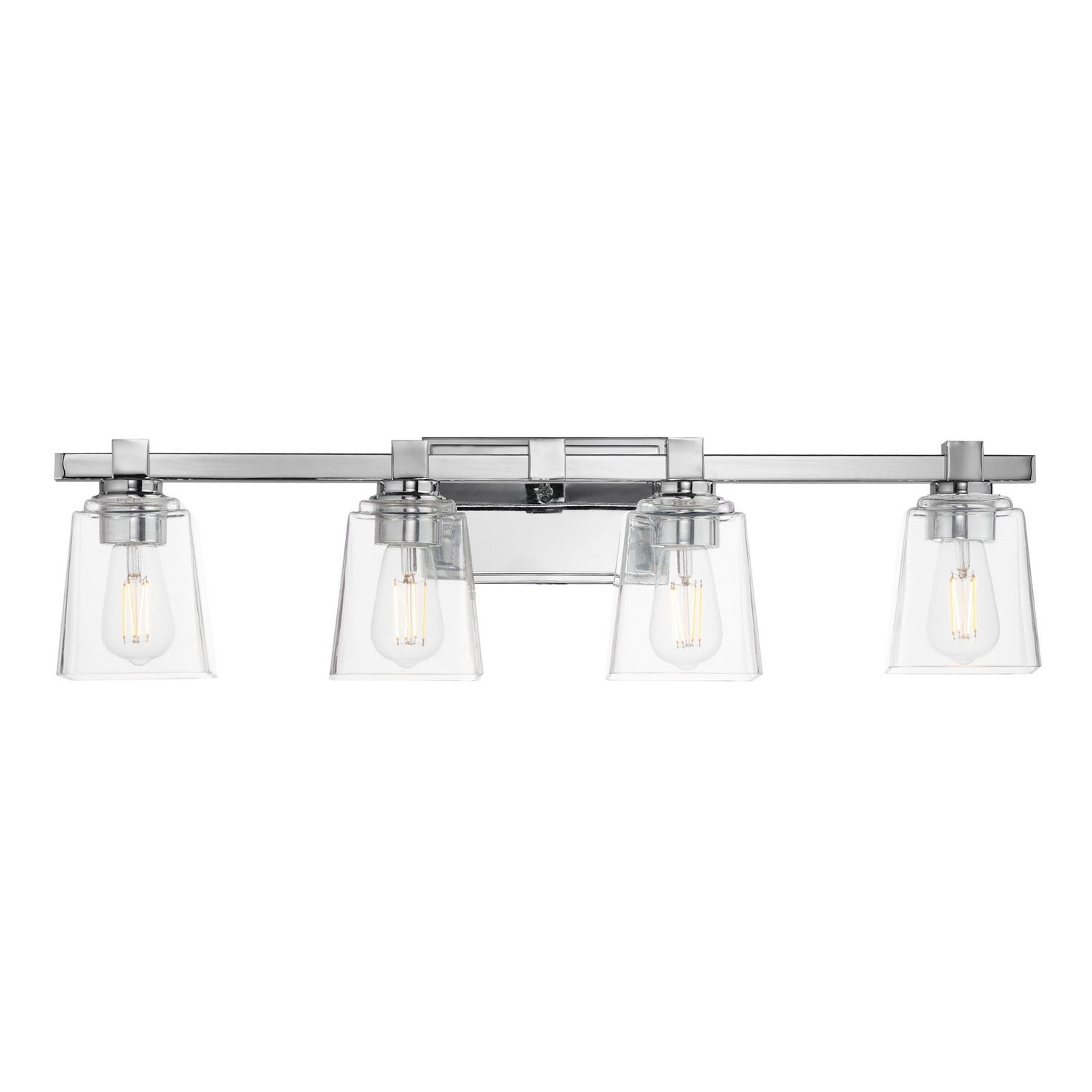 Maxim - 21384CLPC - Four Light Bath Vanity - Cubos - Polished Chrome