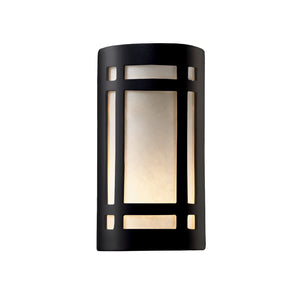 Justice Designs - CER-7495-CRB - Lantern - Ambiance - Carbon - Matte Black