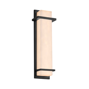 Justice Designs - CLD-7614W-MBLK - LED Outdoor Wall Sconce - Clouds - Matte Black