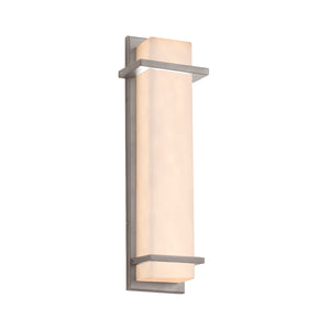 Justice Designs - CLD-7614W-NCKL - LED Outdoor Wall Sconce - Clouds - Brushed Nickel