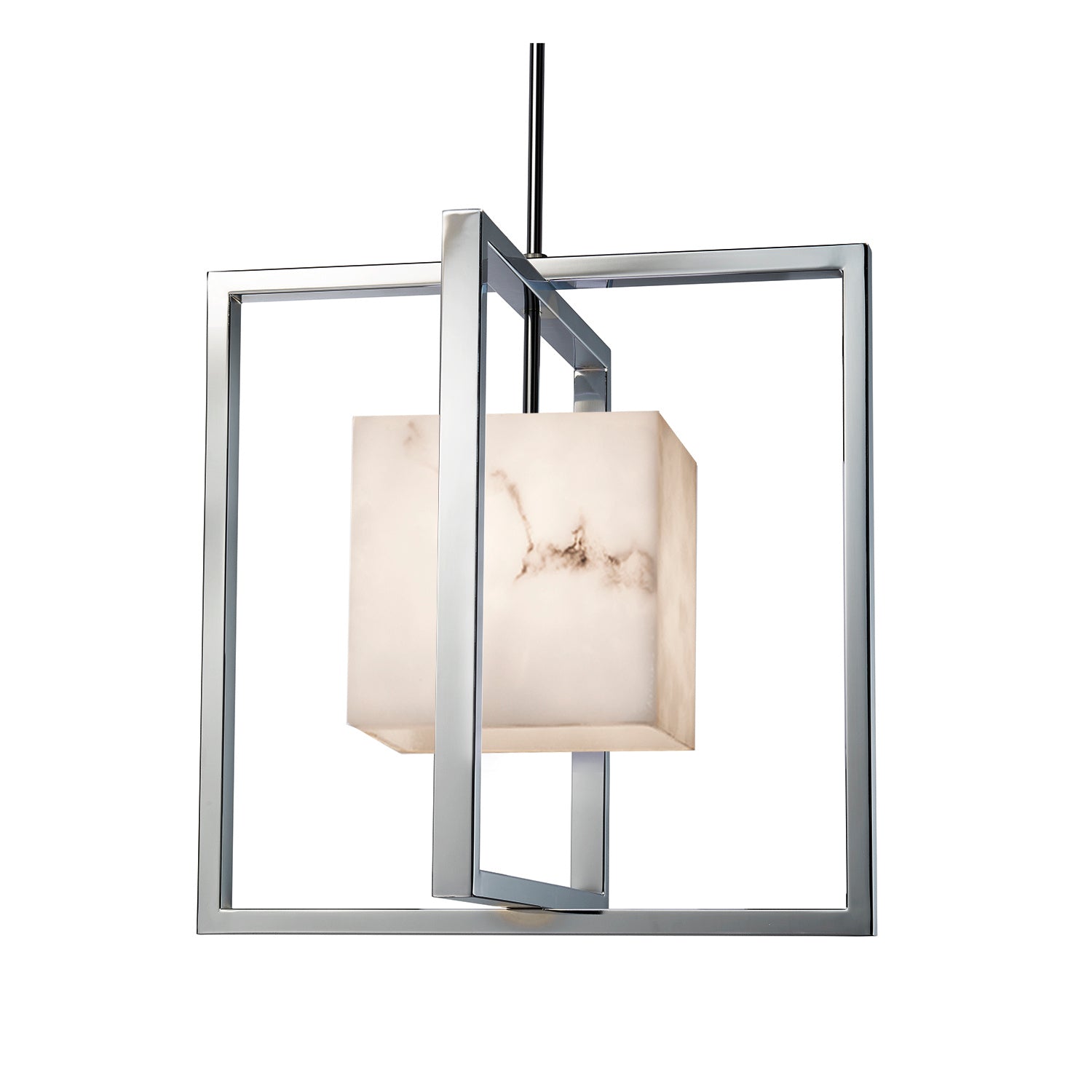 Justice Designs - FAL-4290-CROM - One Light Pendant - LumenAria - Polished Chrome