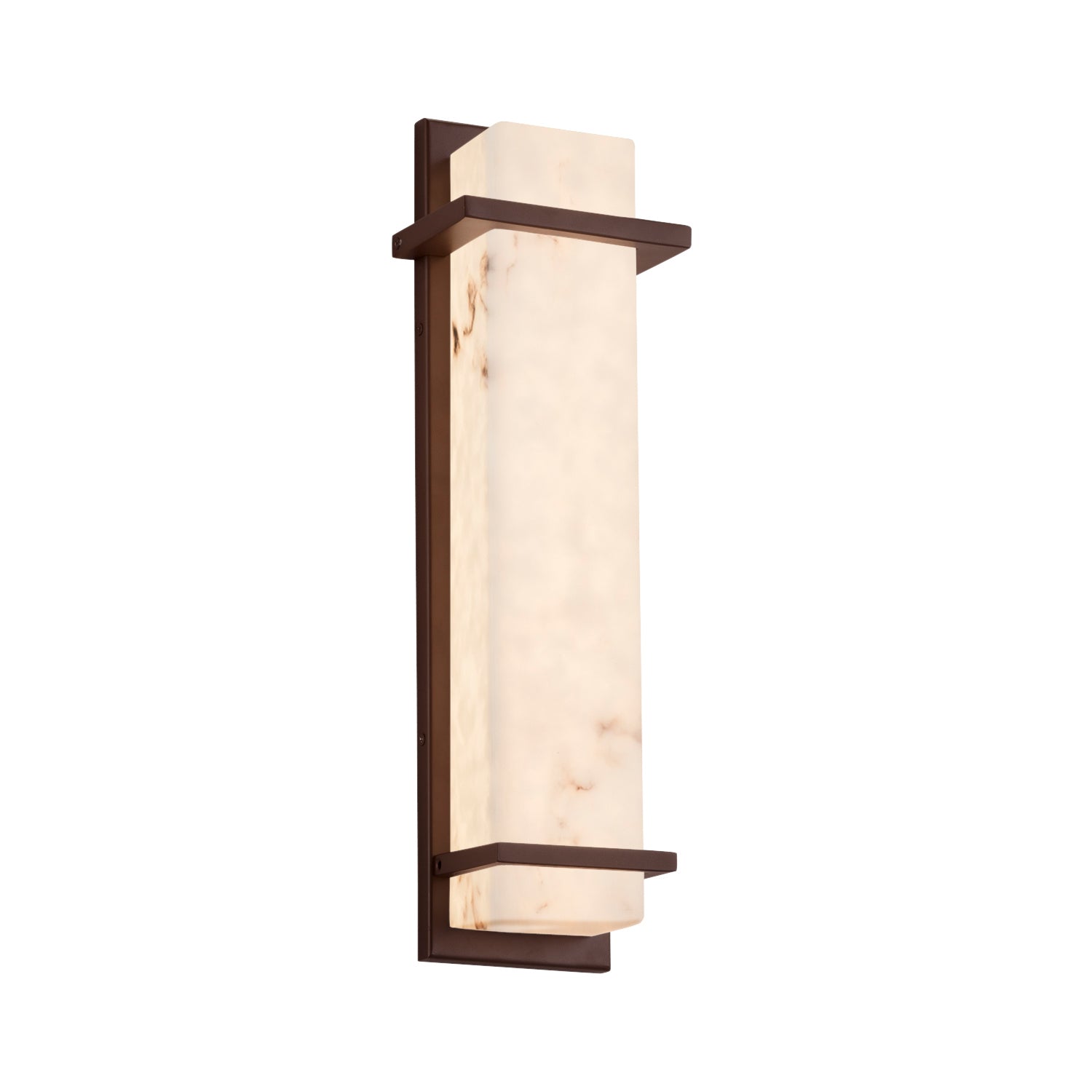 Justice Designs - FAL-7614W-DBRZ - LED Outdoor Wall Sconce - LumenAria - Dark Bronze