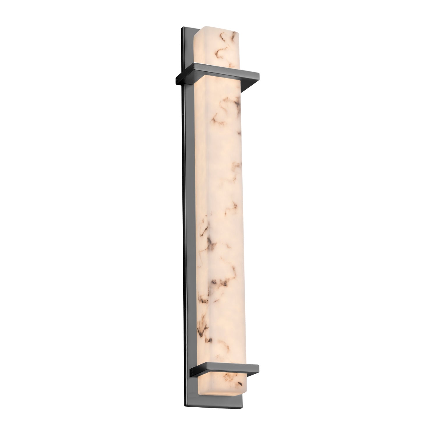 Justice Designs - FAL-7616W-MBLK - LED Outdoor Wall Sconce - LumenAria - Matte Black