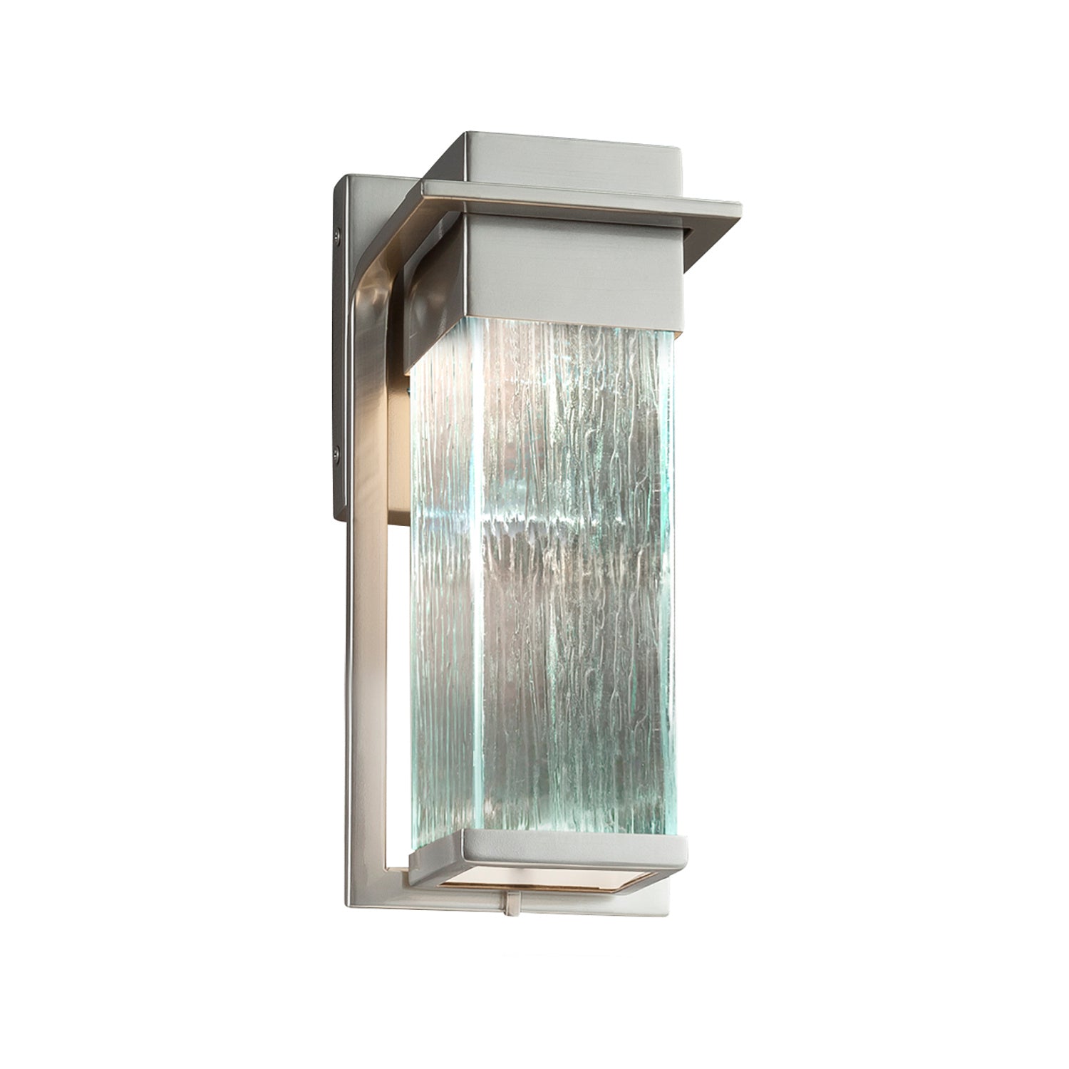 Justice Designs - FSN-7541W-RAIN-NCKL - LED Outdoor Wall Sconce - Fusion - Brushed Nickel