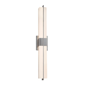 Justice Designs - FSN-9055-OPAL-NCKL - LED Linear Bath Bar - Fusion - Brushed Nickel