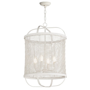 Maxim - 22474WWT - Four Light Pendant - Cestino - Weathered White