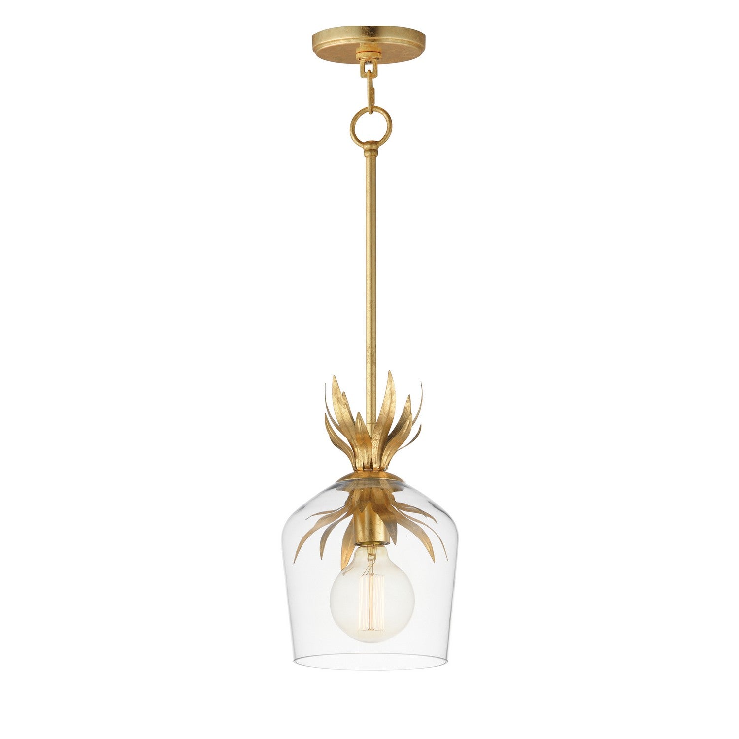 Maxim - 2871GL - One Light Pendant - Paloma - Gold Leaf