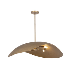 Maxim - 31263NG - Four Light Pendant - Denarii - Natural Gold