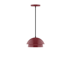 Montclair Light Works - PEBX445-55-C01 - One Light Pendant - Nest - Barn Red