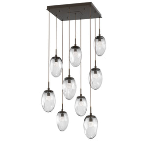 Hammerton Studio - CHB0067-09-FB-FC-C01-L3 - LED Pendant - Meteo - Flat Bronze