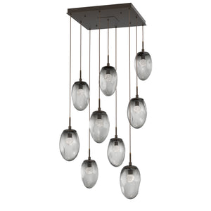 Hammerton Studio - CHB0067-09-FB-FS-C01-L1 - LED Pendant - Meteo - Flat Bronze