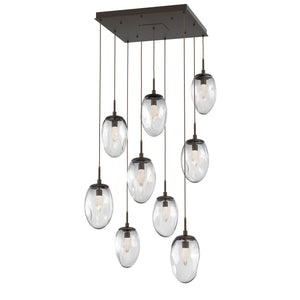Hammerton Studio - CHB0067-09-FB-GC-C01-L1 - LED Pendant - Meteo - Flat Bronze