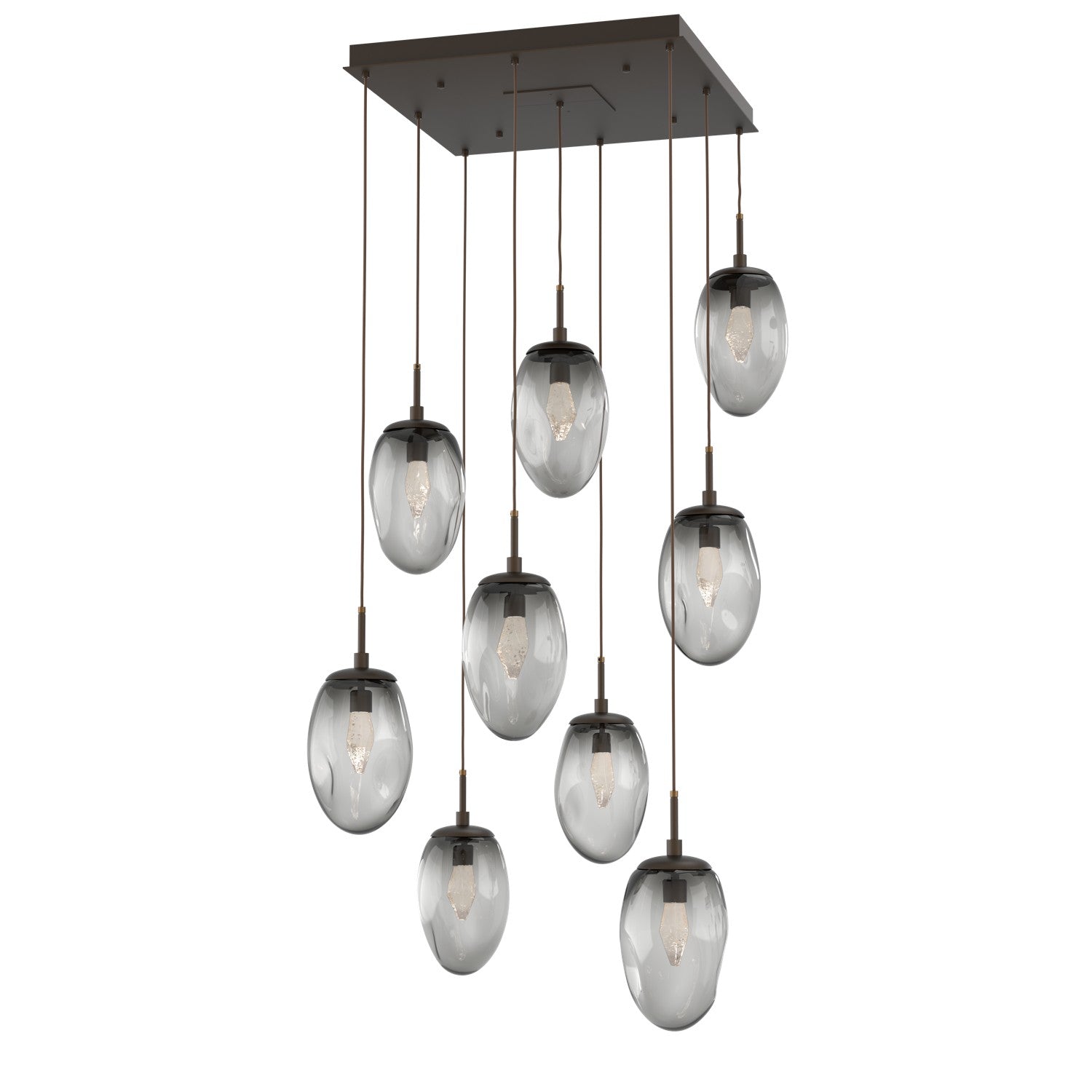 Hammerton Studio - CHB0067-09-FB-GS-C01-L1 - LED Pendant - Meteo - Flat Bronze