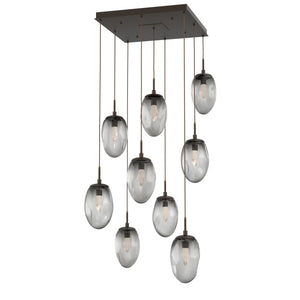 Hammerton Studio - CHB0067-09-FB-GS-C01-L1 - LED Pendant - Meteo - Flat Bronze