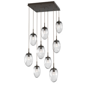 Hammerton Studio - CHB0067-09-FB-ZC-C01-L1 - LED Pendant - Meteo - Flat Bronze