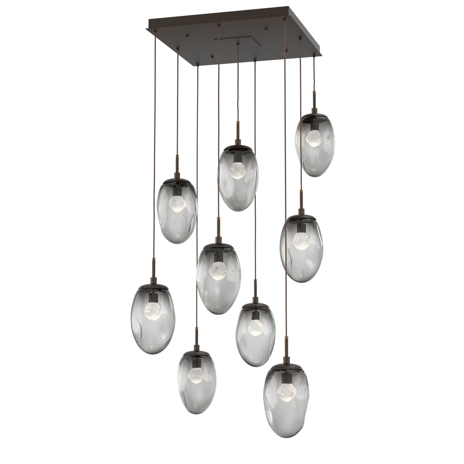 Hammerton Studio - CHB0067-09-FB-ZS-C01-L3 - LED Pendant - Meteo - Flat Bronze