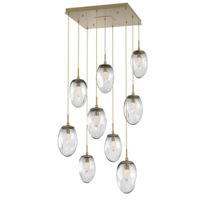 Hammerton Studio - CHB0067-09-GB-GC-C01-L3 - LED Pendant - Meteo - Gilded Brass
