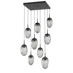 Hammerton Studio - CHB0067-09-MB-FS-C01-L3 - LED Pendant - Meteo - Matte Black