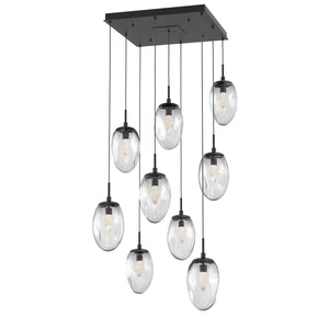 Hammerton Studio - CHB0067-09-MB-GC-C01-L1 - LED Pendant - Meteo - Matte Black