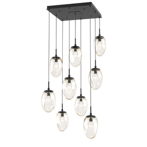 Hammerton Studio - CHB0067-09-MB-ZA-C01-L3 - LED Pendant - Meteo - Matte Black