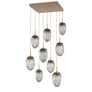 Hammerton Studio - CHB0067-09-NB-GS-C01-L3 - LED Pendant - Meteo - Novel Brass