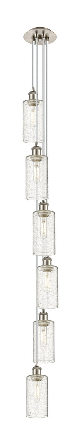 Innovations - 106B-6P-SN-G434-7SDY - Six Light Pendant - Downtown Urban - Brushed Satin Nickel