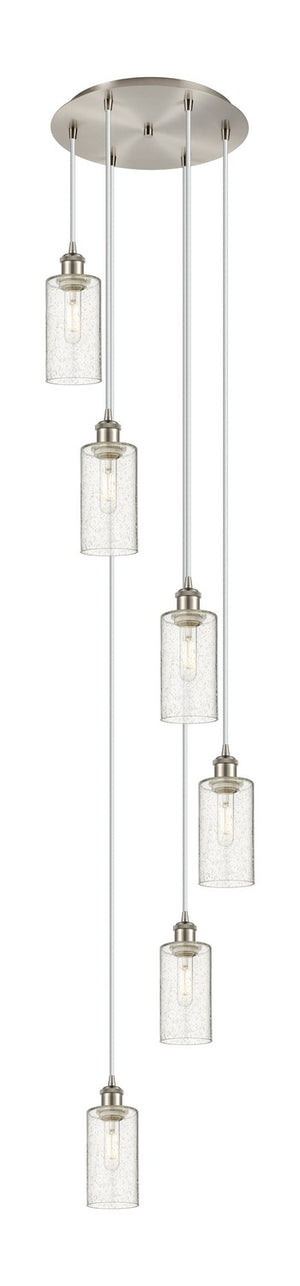 Innovations - 116B-6P-SN-G434-7SDY - Six Light Pendant - Downtown Urban - Brushed Satin Nickel