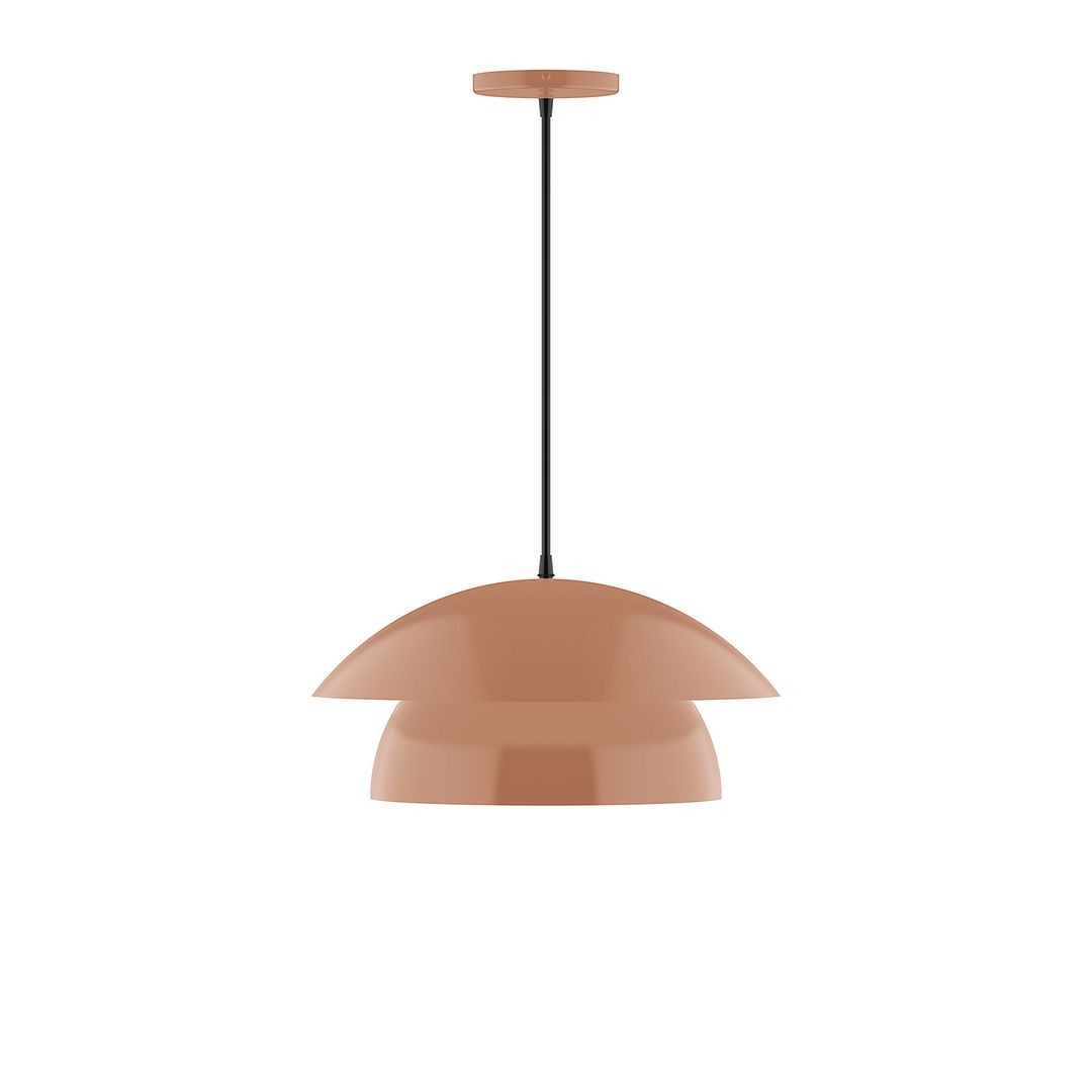 Montclair Light Works - PEBX446-19-C01 - One Light Pendant - Nest - Terracotta