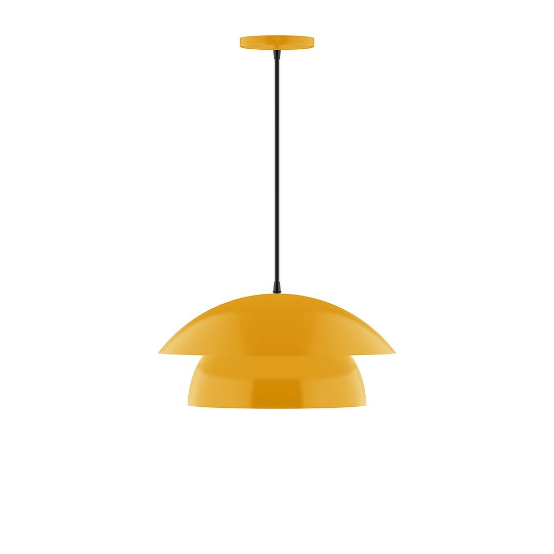 Montclair Light Works - PEBX446-21-C01 - One Light Pendant - Nest - Bright Yellow