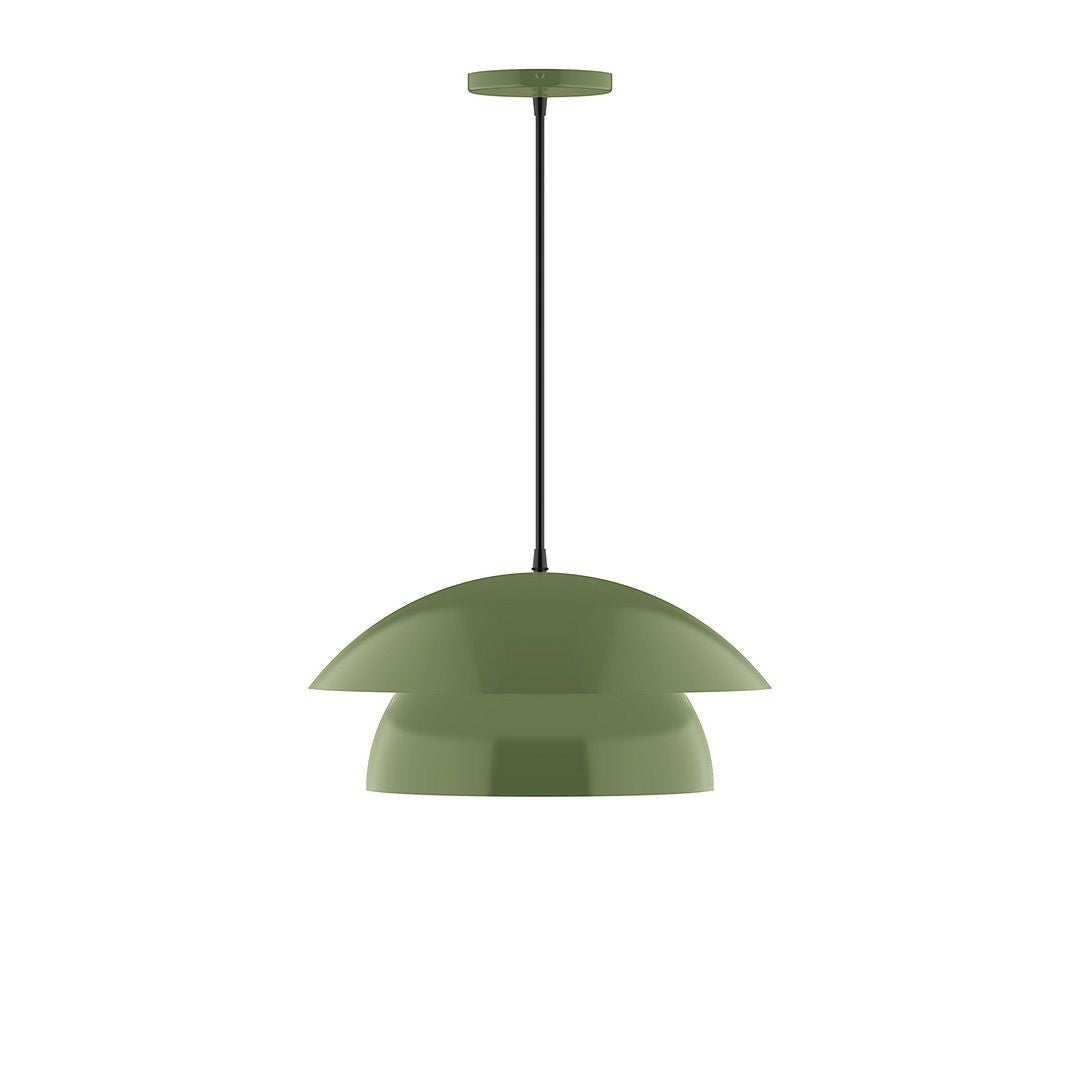 Montclair Light Works - PEBX446-22-C01 - One Light Pendant - Nest - Fern Green