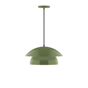 Montclair Light Works - PEBX446-22-C01 - One Light Pendant - Nest - Fern Green