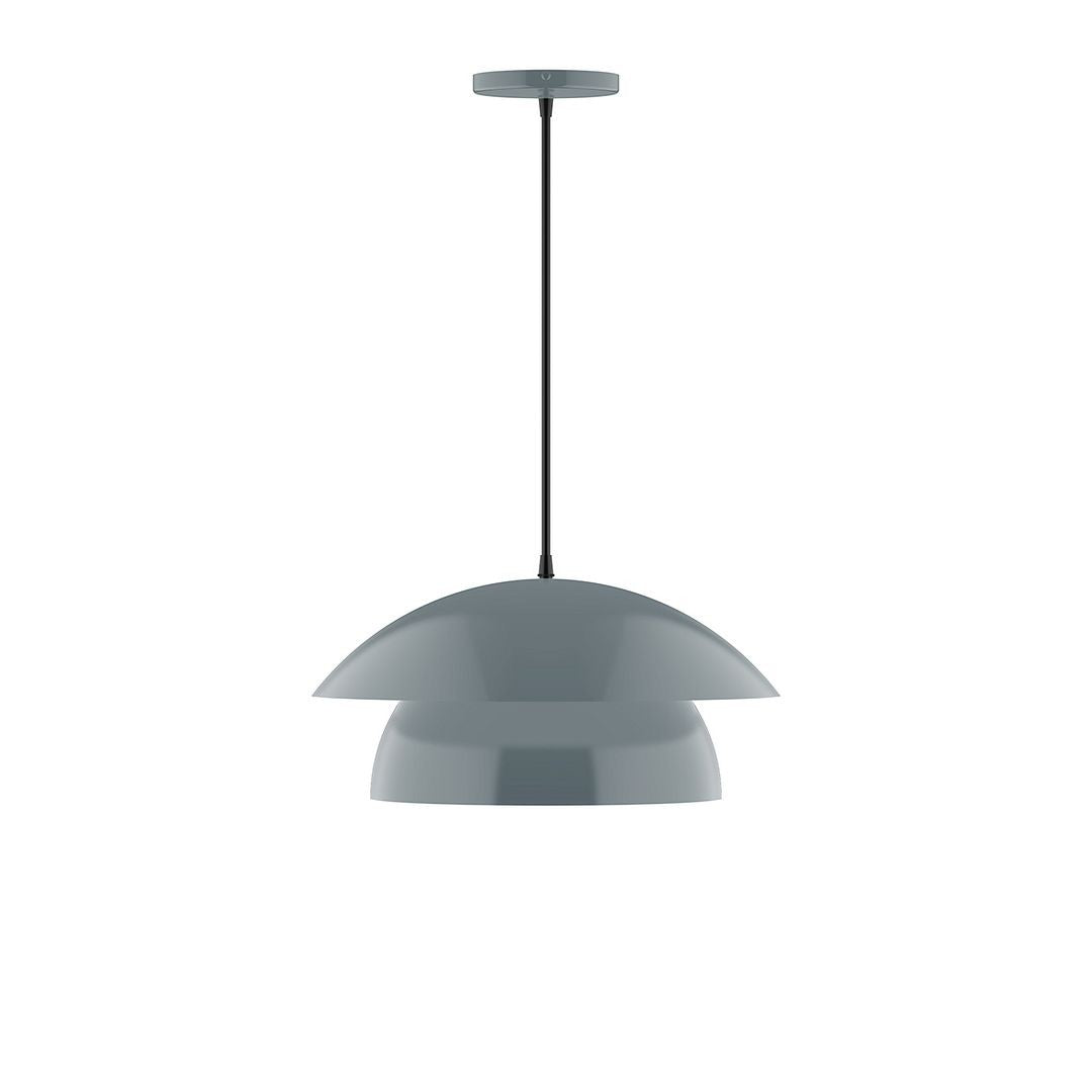 Montclair Light Works - PEBX446-40-C01 - One Light Pendant - Nest - Slate Gray