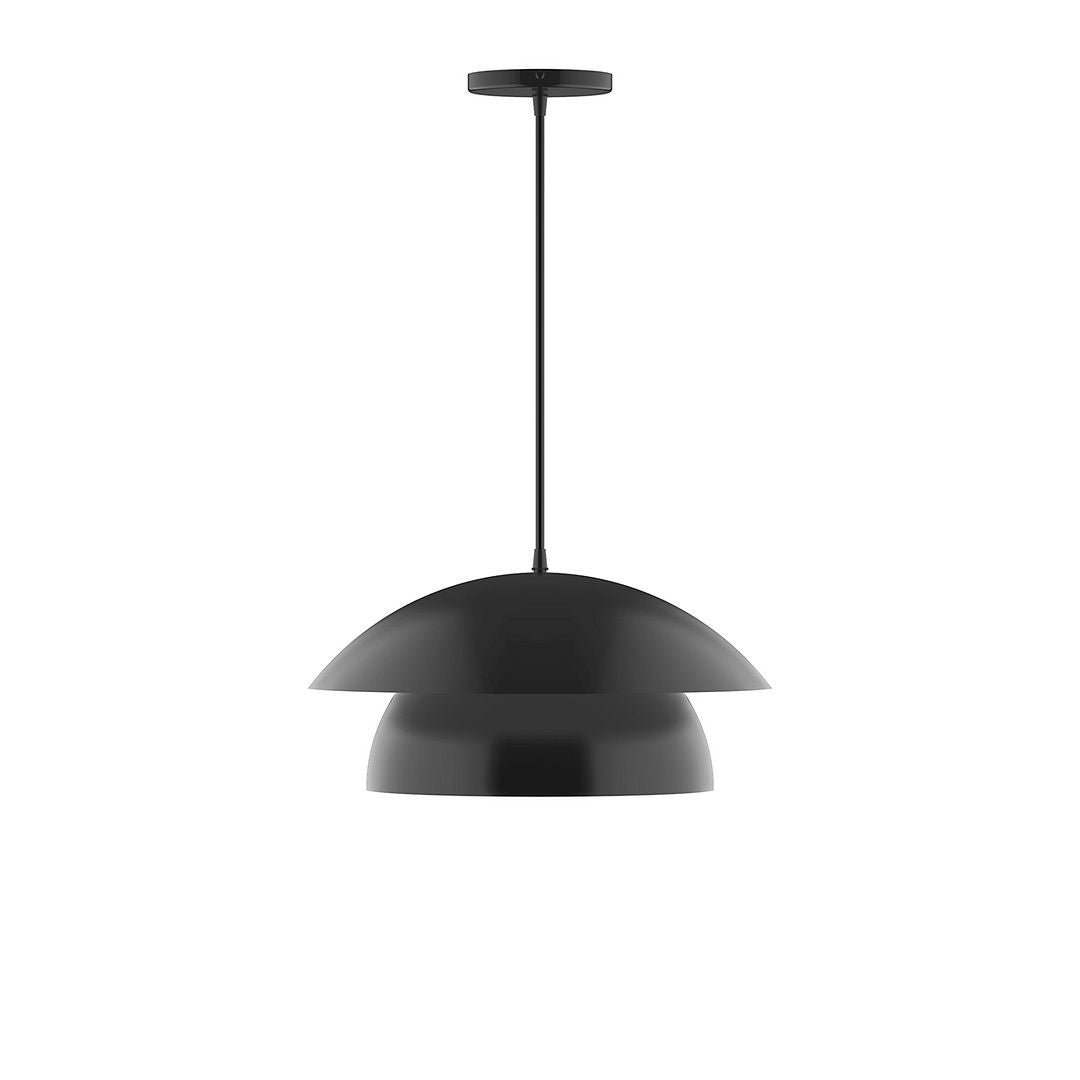 Montclair Light Works - PEBX446-41-C01 - One Light Pendant - Nest - Black