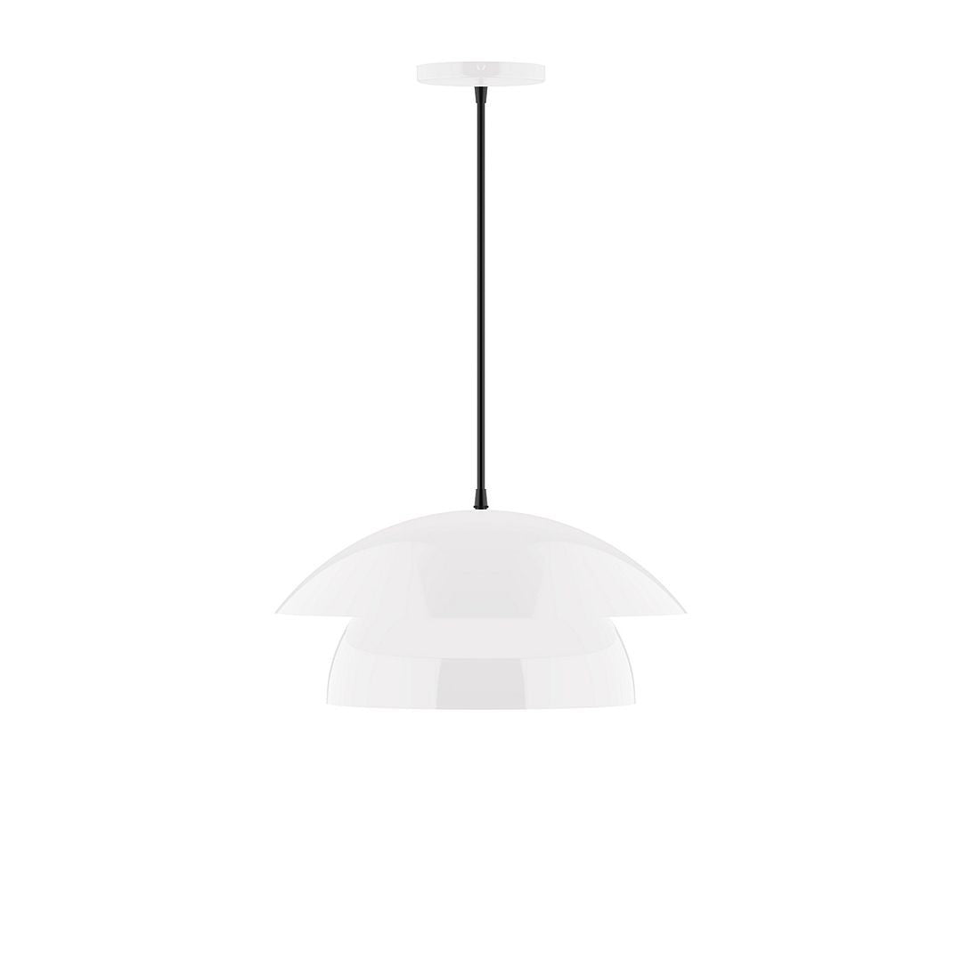 Montclair Light Works - PEBX446-44-C01 - One Light Pendant - Nest - White