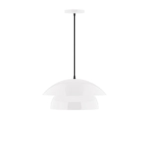 Montclair Light Works - PEBX446-44-C01 - One Light Pendant - Nest - White