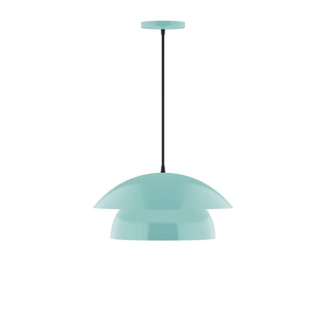 Montclair Light Works - PEBX446-48-C01 - One Light Pendant - Nest - Sea Green