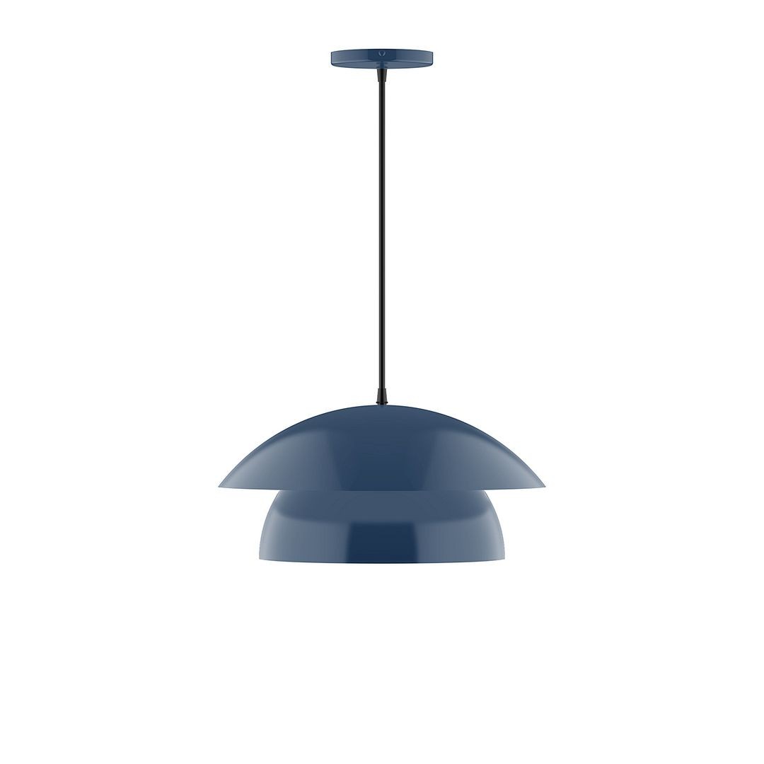 Montclair Light Works - PEBX446-50-C01 - One Light Pendant - Nest - Navy