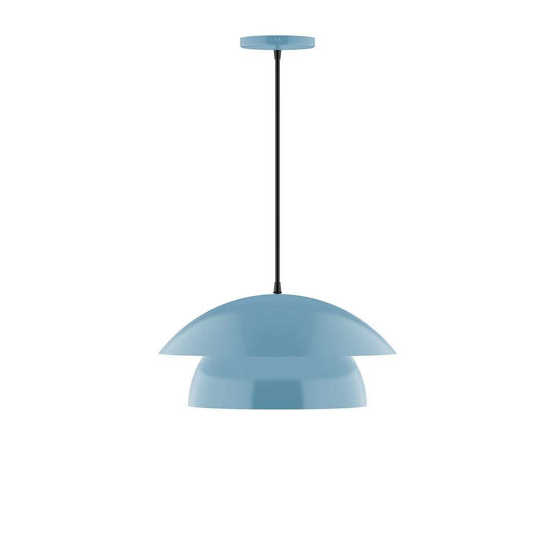 Montclair Light Works - PEBX446-54-C01 - One Light Pendant - Nest - Light Blue