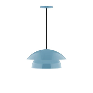 Montclair Light Works - PEBX446-54-C01 - One Light Pendant - Nest - Light Blue