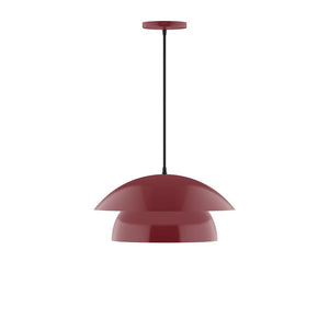 Montclair Light Works - PEBX446-55-C01 - One Light Pendant - Nest - Barn Red