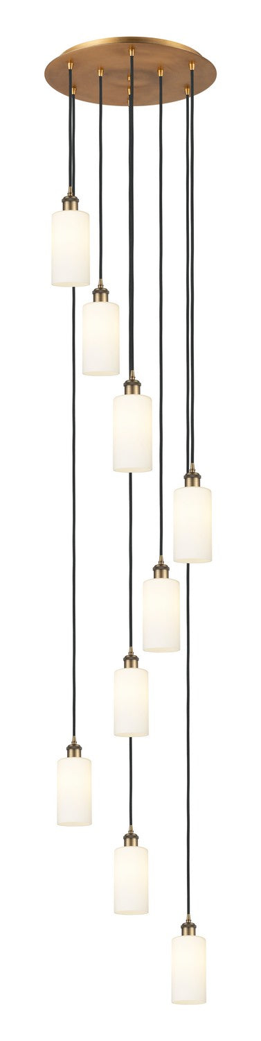 Innovations - 119B-9P-BB-G434-7WH - Nine Light Pendant - Downtown Urban - Brushed Brass