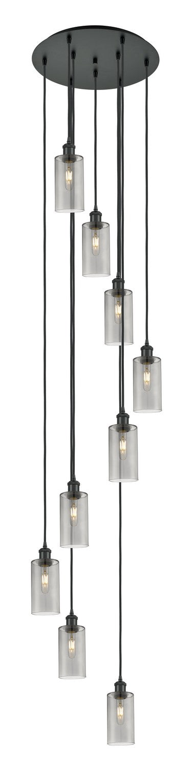 Innovations - 119B-9P-BK-G434-7SM - Nine Light Pendant - Downtown Urban - Matte Black