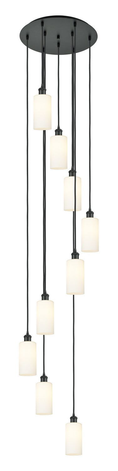 Innovations - 119B-9P-BK-G434-7WH - Nine Light Pendant - Downtown Urban - Matte Black