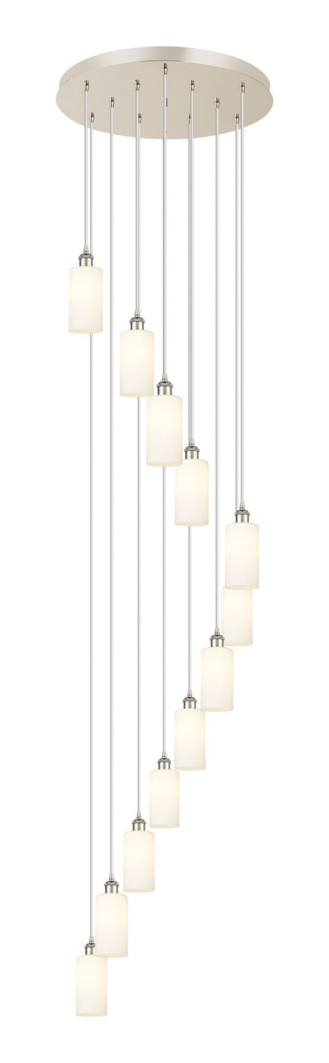 Innovations - 126B-12P-PN-G434-7WH - 12 Light Pendant - Downtown Urban - Polished Nickel