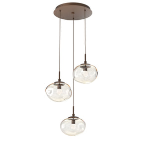 Hammerton Studio - CHB0068-03-BB-FA-C01-L1 - LED Pendant - Nebula - Burnished Bronze