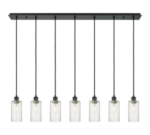 Innovations - 127B-7P-BK-G434-7SDY - Seven Light Linear Pendant - Downtown Urban - Matte Black